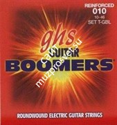 GHS T-GBL REINFORCED BOOMERS набор струн для электрогитары, 10-46, легкое натяжение