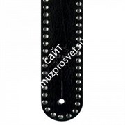 DIMARZIO 2 INCH CUSTOM ITALIAN STUDDED LEATHER STRAP (LONG) BLACK DD3262L кожаный гитарный ремень (длинный) с металлическими клё
