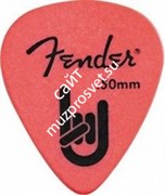 FENDER Rock-On Touring Picks, 351 Shape .50 MM, Red, 72 Count медиатор 0.50мм, цвет красный (упакованы по 72 шт)