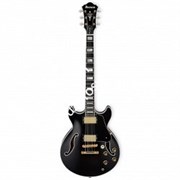 IBANEZ AM200-BK Prestige, полуакустическая гитара, цвет черный