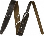 FENDER STRAP, DISTRESSED LTHR 2' BLK ремень замшевый, черный