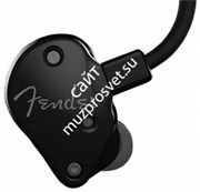 FENDER FXA2 Pro In-Ear Monitors, Metallic Black Внутриканальные наушники с 9,25мм драйвером и бас портом, Цвет - черный металлик