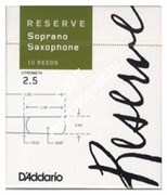D`ADDARIO WOODWINDS DIR1025 RESERVE SSX - 10 PACK - 2.5 трости для сопрано саксофона, размер 2.5, 10 шт