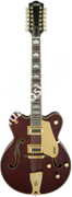 Gretsch G5422G-12 Electromatic® Hollow Body Double-Cut 12-String with Gold Hardware, Walnut Stain Электрогитара цвет орех