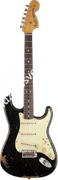 Fender Custom Shop Michael Landau Signature 1968 Relic Stratocaster, Round-Laminated Rosewood, Black Электрогитара