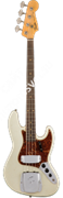 Fender Custom Shop 1962 Journeyman Relic Jazz Bass, Rosewood Fingerboard, Aged Olympic White Бас-гитара