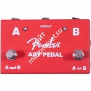 FENDER 2-Switch ABY Pedal, Red Педаль эффектов ABY свитч