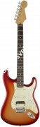 FENDER American Elite Stratocaster®, Ebony Fingerboard, Aged Cherry Burst (Ash) электрогитара, цвет вишневый санберст (ясень),