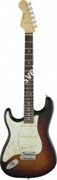 FENDER American Elite Stratocaster® Left-Hand, Ebony Fingerboard, 3-Color Sunburst электрогитара левосторонняя, цвет 3х цв. сан