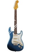 FENDER 60&#39;S STRATOCASTER PF PF LPB W/GIG электрогитара &#39;60 Stratocaster, цвет синий, накладка грифа Пао Ферро
