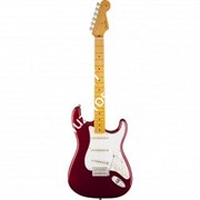 FENDER 60&#39;S STRATOCASTER PF CAR W/GIG электрогитара &#39;60 Stratocaster, цвет красный, накладка грифа Пао Ферро