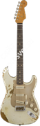 FENDER LIMITED EDITION HEAVY RELIC '59 ROASTED STRAT, AGED OLYMPIC WHITE электрогитара HEAVY RELIC '59 ROASTED STRAT, состаренны