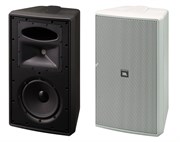 JBL Control 29AV-WH-1 трансформаторная 2-полосная АС, корпус пластиковый, НЧ 8" Kevlar, ВЧ 1" компрессионный драйвер, поворотный рупор 110°x85°. Программная мощность 300Вт, 8?, мощность трансформатора 110Вт/55Вт/28Вт/14Вт. Переключатель режимов 8?/70В/100