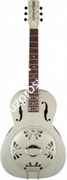 GRETSCH G9201 Honey Dipper™ Round-Neck, Brass Body Biscuit Cone Resonator Guitar, Shed Roof Finish Резонаторная гитара, цвет сер