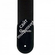 DIMARZIO 2 INCH ELASTIC STRAP W/LEATHER ENDS BLACK DD3100E гитарный ремень, цвет чёрный