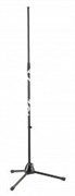 K&amp;M 20120-300-55 прямая микрофонная стойка, высота 890-1590 мм, материал сталь, цвет черный