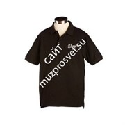 GIBSON LOGO MEN'S POLO LARGE мужская рубашка-поло, размер L, цвет чёрный