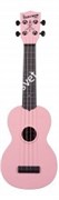 WATERMAN by KALA KA-SWB-PK Укулеле, форма корпуса - сопрано, материал - АБС пластик, цвет - розовый матовой, чехол в комплекте