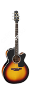TAKAMINE PRO SERIES 6 P6NC BSB электроакустическая гитара типа NEX CUTAWAY с кейсом, цвет санбёрст