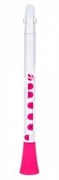 NUVO Dood (White/Pink) блок-флейта DooD, строй С (до), материал - АБС-пластик, цвет - белый/розовый, в комплекте - кейс