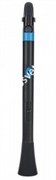 NUVO Dood (Black/Blue) блок-флейта DooD, строй С (до), материал - АБС-пластик, цвет - чёрный/синий, в комплекте - кейс,