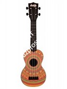 KALA KA-SU-MEHNDI Kala Ukadelic Mehndi, Soprano укулеле, форма корпуса - сопрано, цвет черный , рисунок &#39;Mehndi&#39; на верхней деке