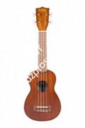 KALA KA-SE Mahogany Soprano Ukulele w/Binding EQ электроакустическое укулеле, форма корпуса - сопрано, цвет натуральный