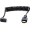 Аксессуар Atomos Right-Angle Micro to Full HDMI Coiled Cable 30 cm - фото 110337