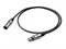 PROEL BULK250LU1 - микрофонный кабель, XLR (папа) <-> XLR (мама),  длина - 1м - фото 112830