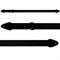 Perri's NWS20-98 - Нейлоновый ремень (2") для гитары (чёрный), с логотипом - фото 113107