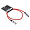 INVOTONE ACM1102/R - микрофонный кабель, XLR(папа) <-> XLR(мама),  длина 2 м (красный) - фото 113263