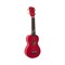 WIKI UK10S/RD - гитара укулеле сопрано, клен, цвет красный матовый, чехол в комплекте - фото 114318