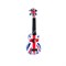 WIKI UK/GB - гитара укулеле сопрано, липа, рисунок "британский флаг", чехол в комплекте - фото 114627