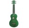 WIKI UK10G/GR - гитара укулеле сопрано, клен, цвет - зеленый глянец, чехол в комплекте - фото 115814