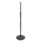 ONSTAGE MS9212 - микрофонная стойка, прямая, круглое основание, регулируемая высота,черная - фото 117382