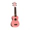 WIKI UK10G/PK - гитара укулеле сопрано, клен, цвет - розовый глянец, чехол в комплекте - фото 118466