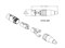 AMPHENOL AC3FB - разъем XLR кабельный мама , 3 конт. штампованные контакты, цвет - черный, - фото 119381