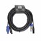 INVOTONE ADPC1005 - кабель смежный 3х1.5мм2 , 2х0.22мм2  PowerCon in/out - XLR DMX in/out  5 м - фото 119706