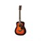YAMAHA JR2S TBS - акустическая гитара 3/4 формы дредноут с чехлом, цвет табачный санбёрст - фото 119966