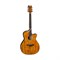 DEAN AX E SPALT - электроакустическая гитара с вырезом, ель, 3х полосный EQ, тюнер, цвет натуральный - фото 120084