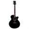 DEAN PE PLUS BKS PERFORMER A/E - электроакустическая гитара, цвет черный матовый - фото 121323