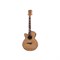 DEAN PE QA L GN - электроакустическая гитара левосторонняя, волнистый ясень, цвет натуральный - фото 121962