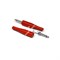 INVOTONE J180/R - джек моно, кабельный, 6.3 мм, цвет красный, корпус пластик - фото 122044