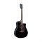YAMAHA FGX820C BL - электроакустическая гитара с вырезом, цвет черный - фото 122084