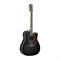 YAMAHA A3R TBL - электроакустическая гитара, задняя дека массив палисандра, цвет черный прозрачный - фото 122128