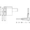 ADAM HALL Q4502F - пластиковый стыковочный уголок для кейсов (цвет серый) - фото 122784