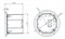 SHOW CSL-150CV - громкоговоритель потолочный, двухполосный, 60 Вт, 70/100В, белый - фото 123045