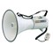 SHOW ER-68 - мегафон 45 Вт, выносной микрофон, вход AUX, алюминий - фото 123219