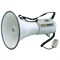 SHOW ER-68SW - мегафон 45 Вт, выносной микрофон, сирена+свисток, вход AUX, алюминий - фото 123223