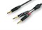 ROXTONE GPTC130/3 Аудио-кабель, 5,5mm, 6,3mm stereo Jack -2x6,3mm mono Jack, цвет черный, 3м - фото 150761